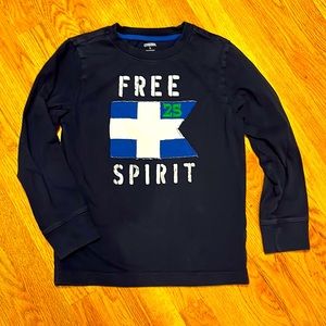 “Free Spirit”Appliquéd Tee